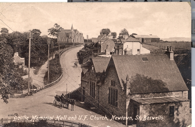  Baillie Memorial Hall and United Free Church (now Church of Scotland), Newtown St Boswells 